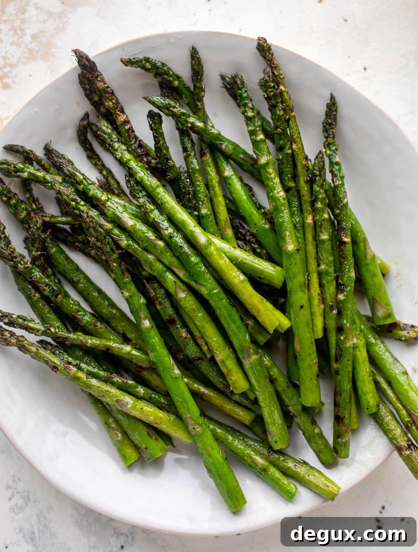asparagus right off the grill
