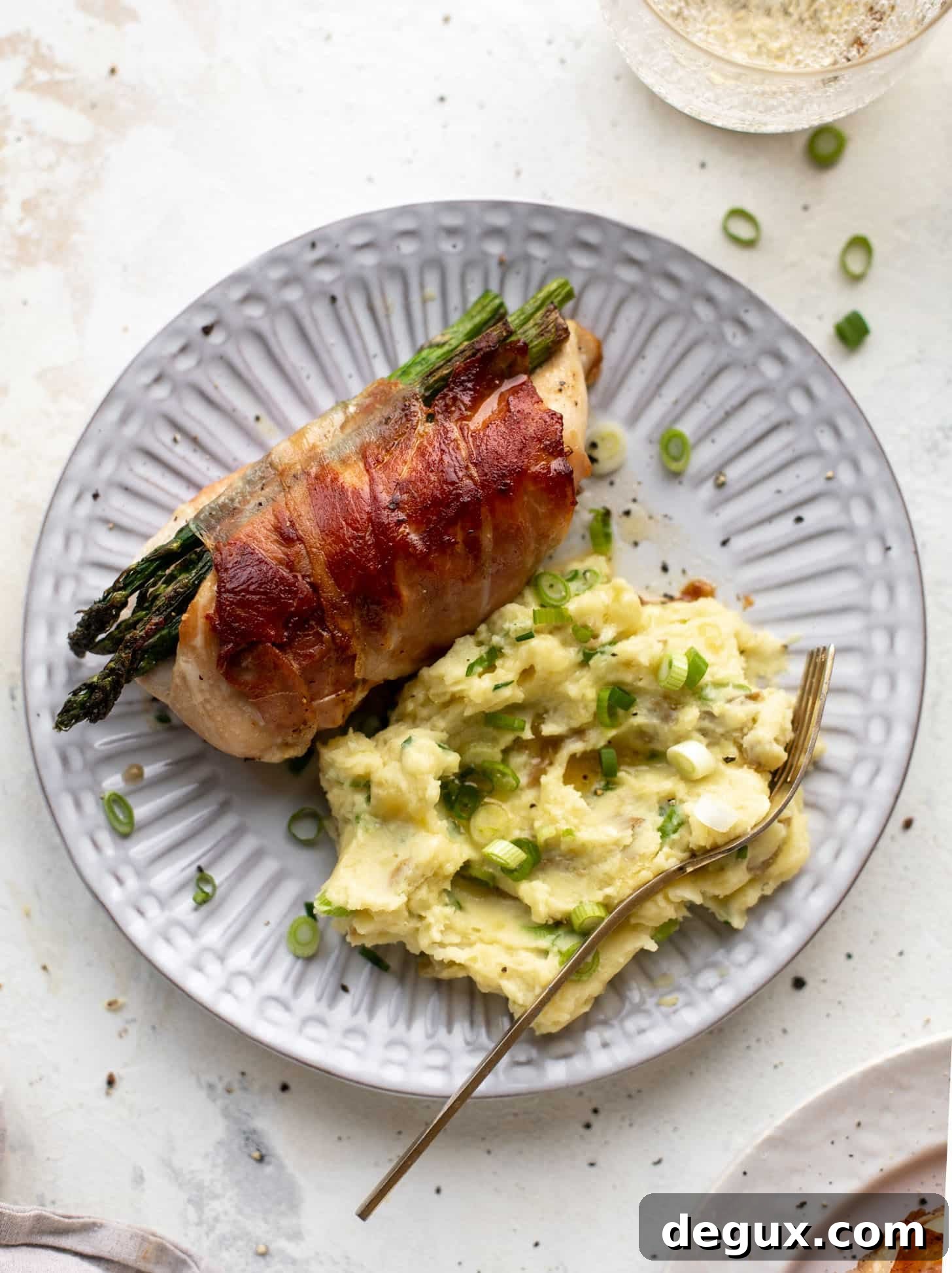 prosciutto wrapped asparagus stuffed chicken