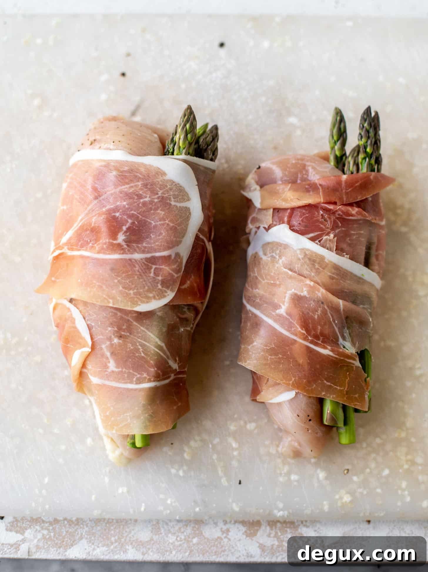 prosciutto wrapped chicken