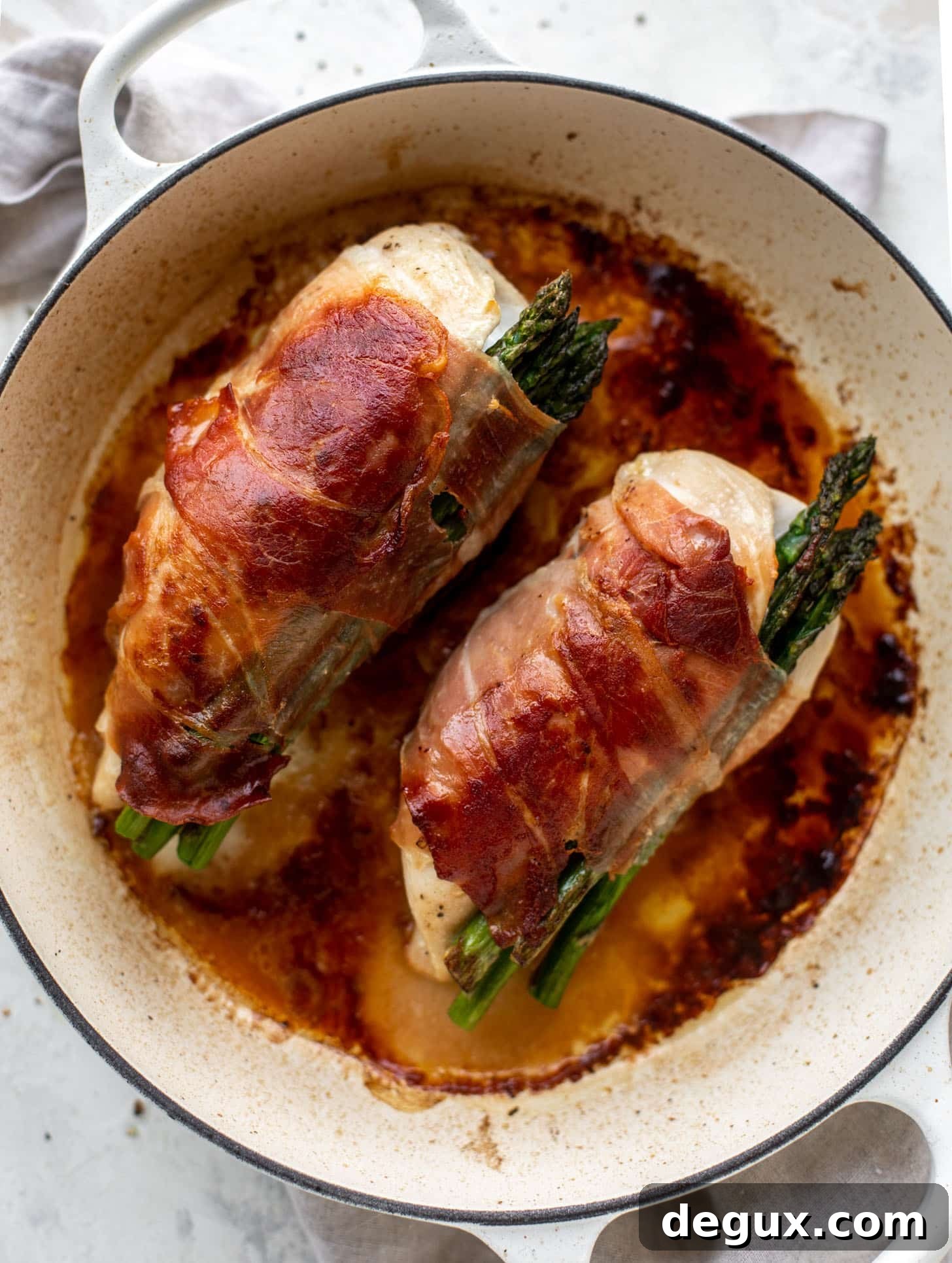 prosciutto wrapped asparagus stuffed chicken