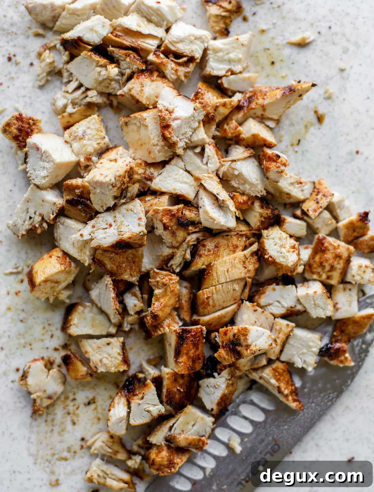 chopped grilled chili lime chicken