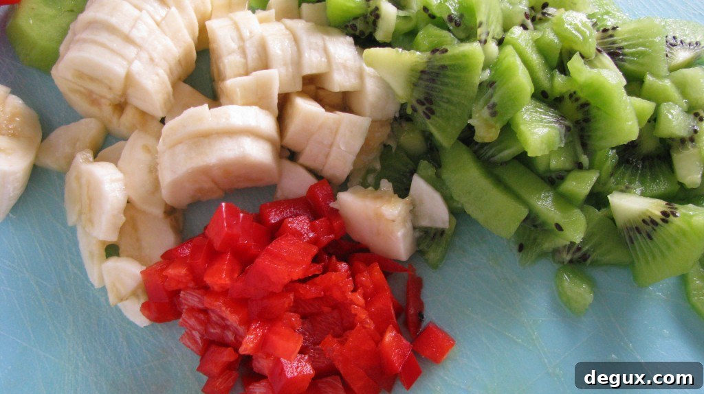 Banana kiwi salad Banana kiwi salad