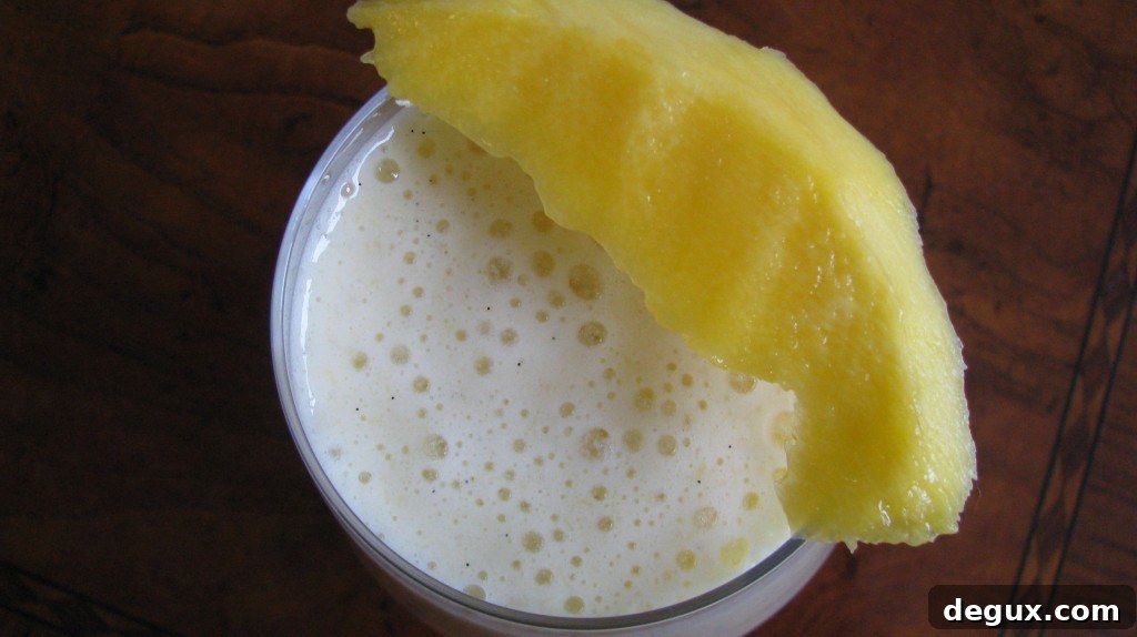 Mango and vanilla Mango and vanilla