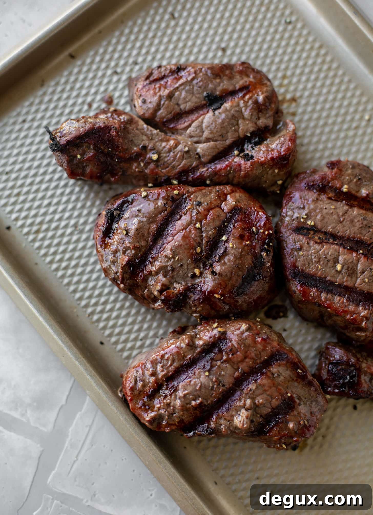 Weeknight Steak Salad with Blue Cheese Vinaigrette 3 grilled filet