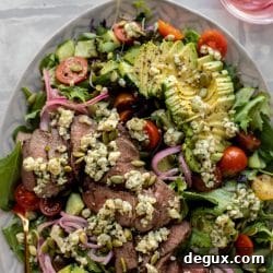 Weeknight Steak Salad with Blue Cheese Vinaigrette 9 img 72503 8