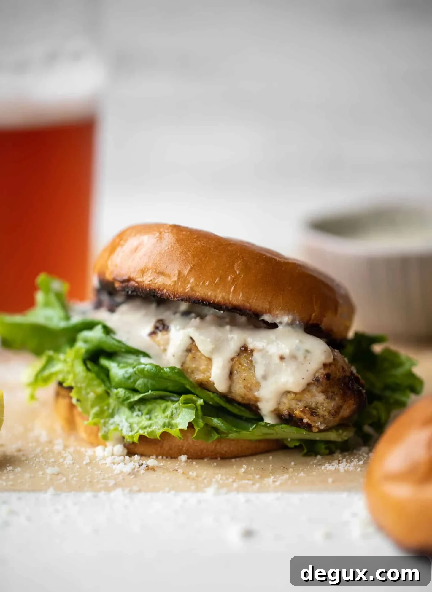 grilled chicken caesar sandwiches