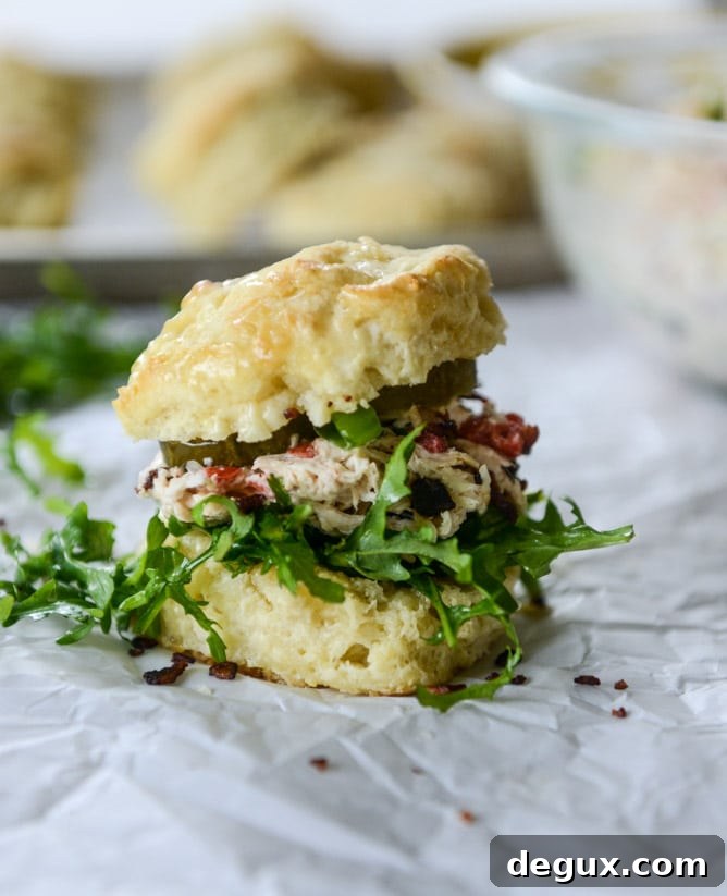 pimento cheese chicken salad biscuits