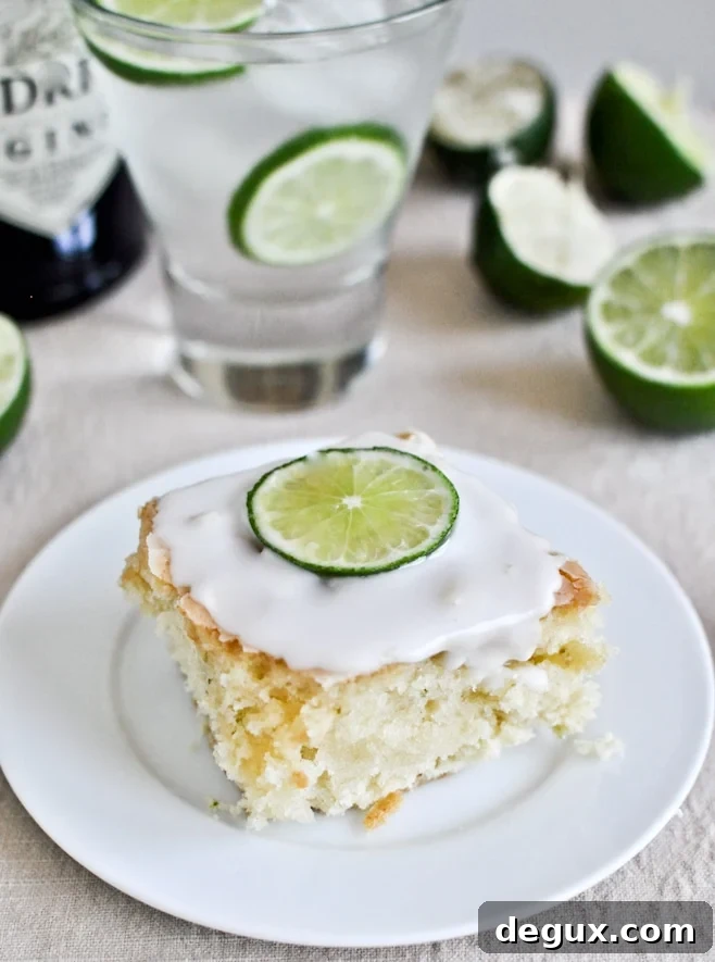 gin and tonic cake