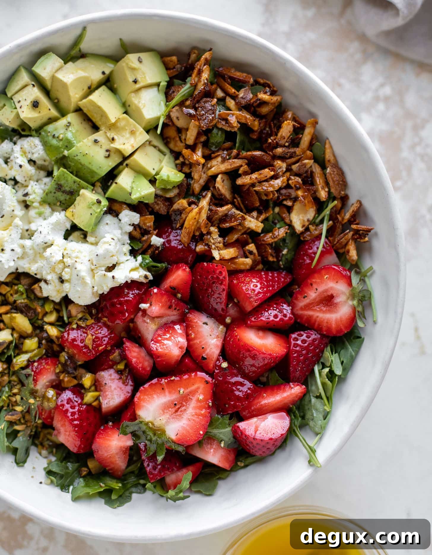 Strawberry Crunch Salad with Champagne Vinaigrette Recipe 5 strawberry crunch salad with champagne vinaigrette