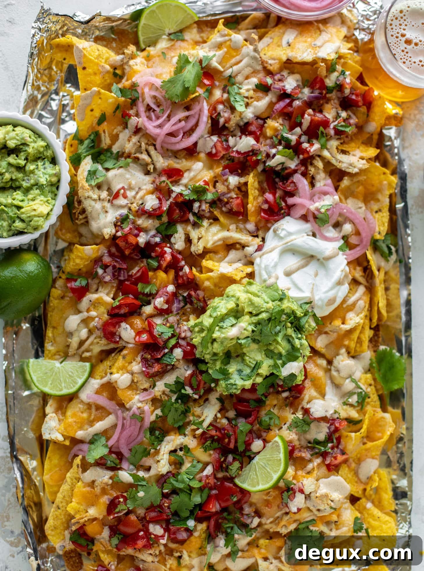 smoky grilled chicken nachos