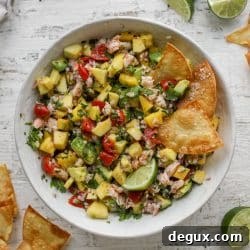 Mango Avocado Shrimp Salsa