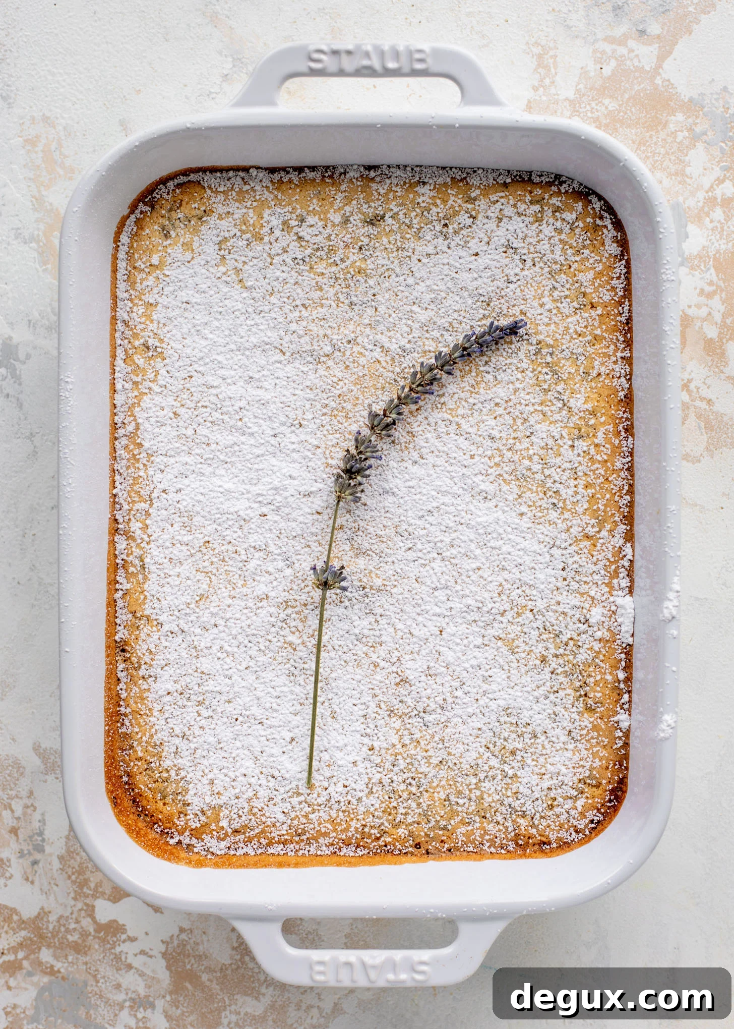 baked lavender lemon bars