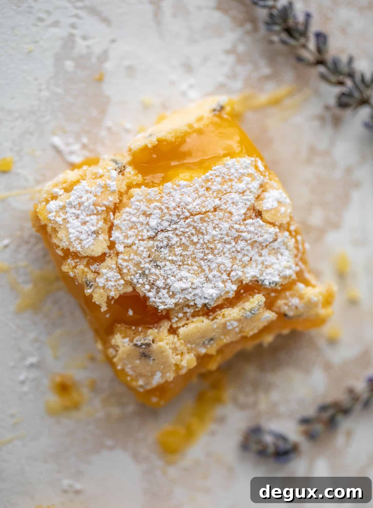 lavender lemon bar