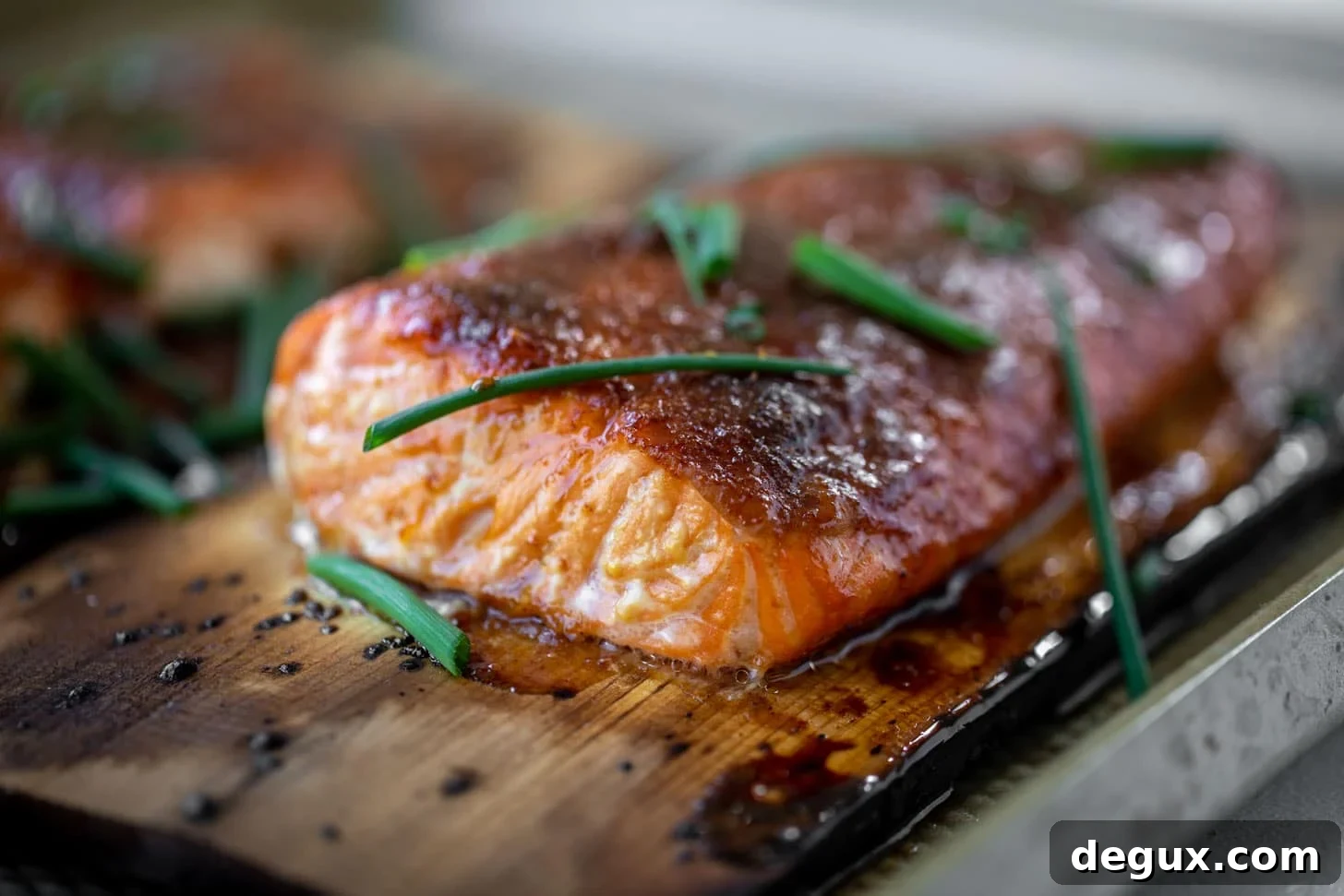 Smoky Cedar-Plank Salmon with Sesame Asparagus Recipe 8 smoky cedar plank salmon