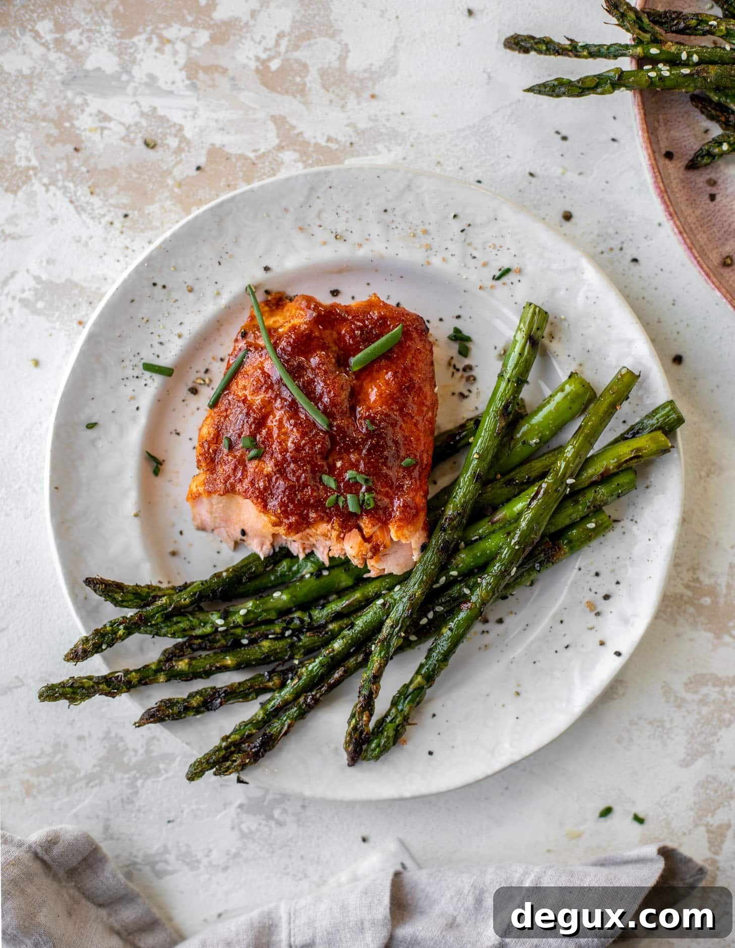 Smoky Cedar-Plank Salmon with Sesame Asparagus Recipe 9 smoky cedar plank salmon with sesame asparagus