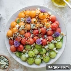 Triple Melon Salad with Blue Cheese & Lemon Vinaigrette 9 img 73050 9