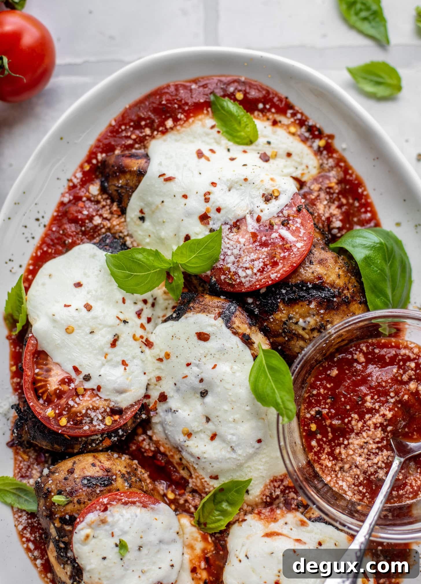 grilled chicken parmesan