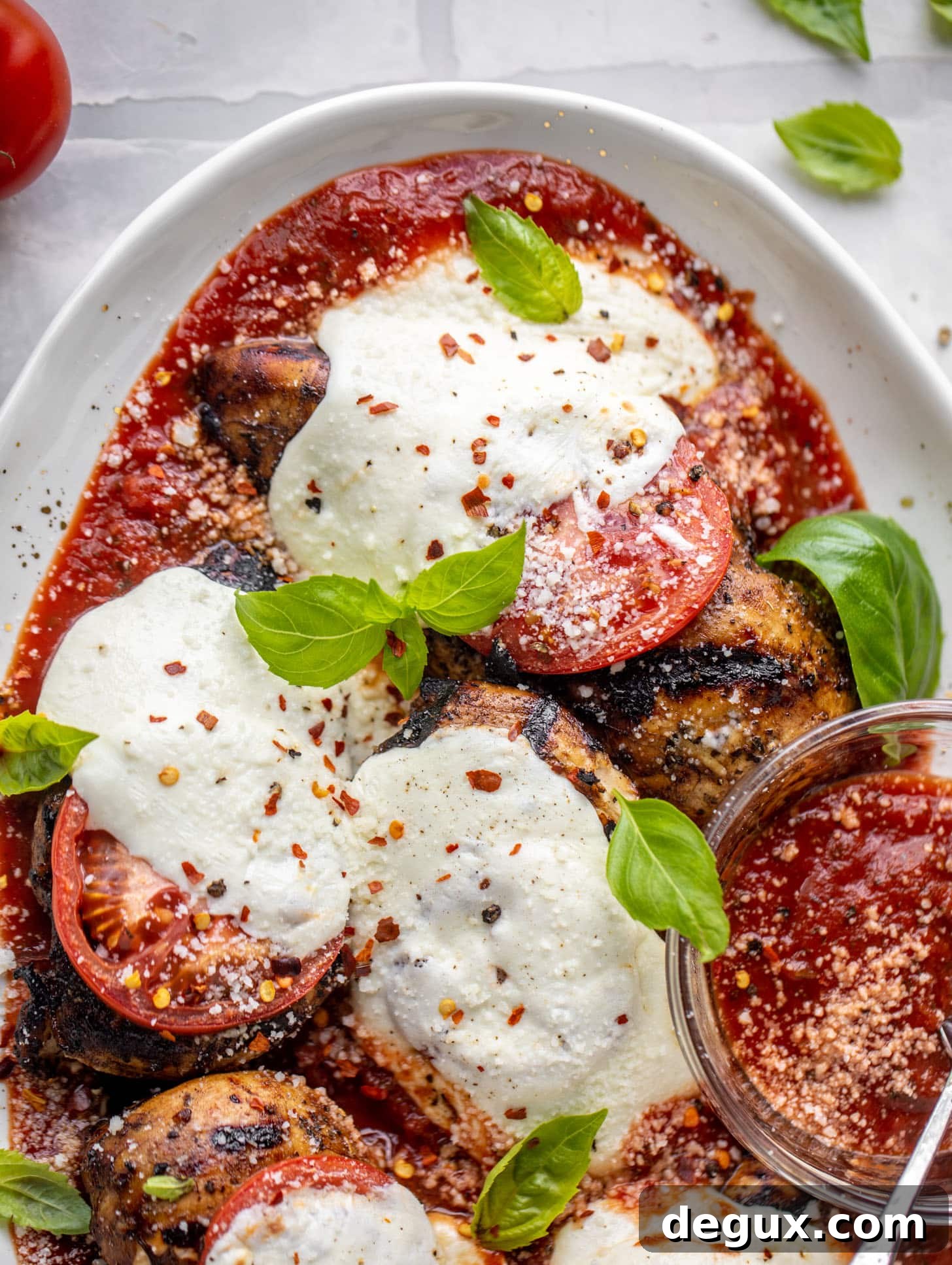 grilled chicken parmesan