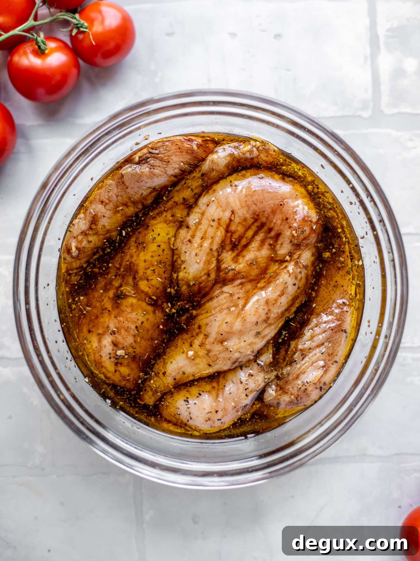 marinating chicken in balsamic