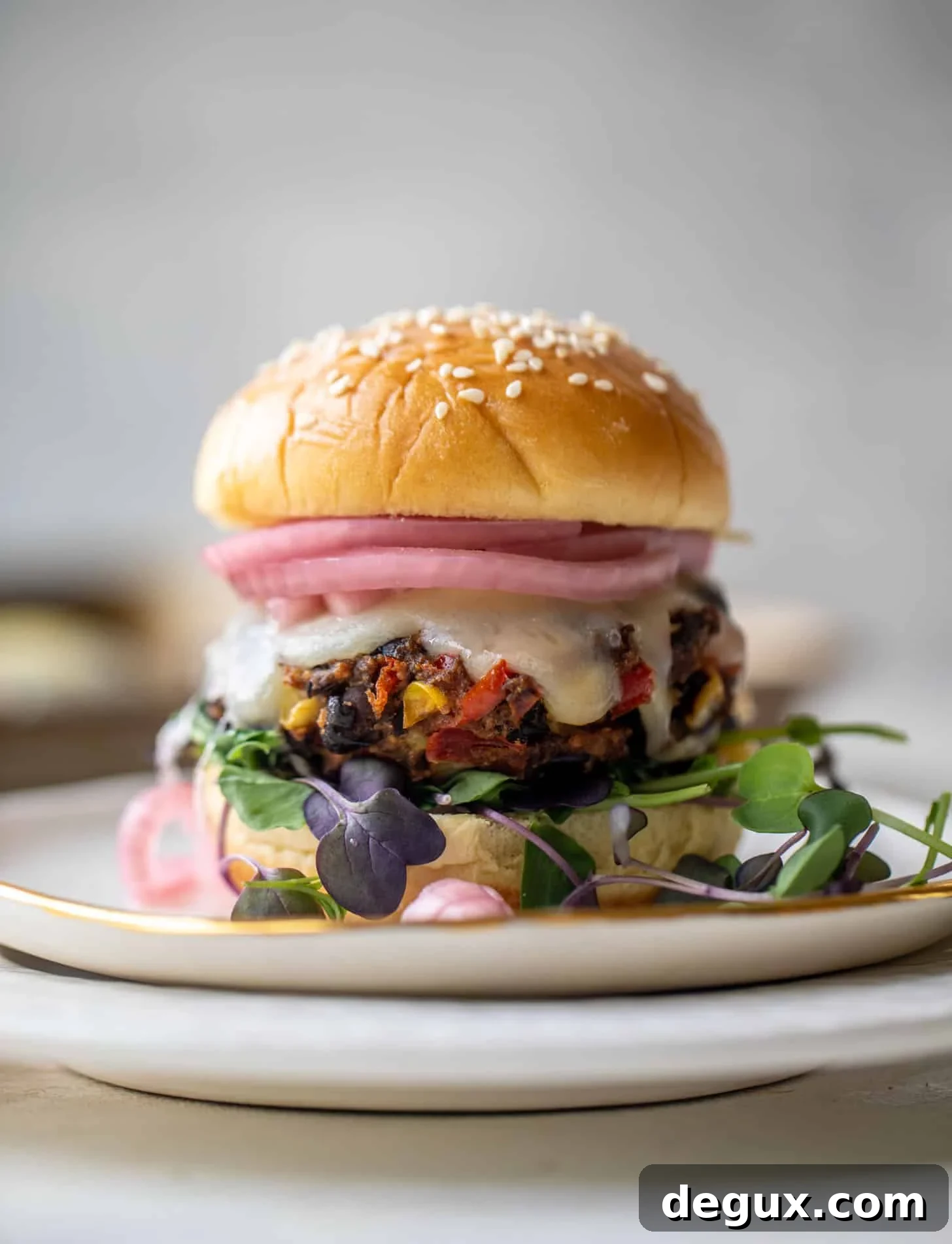 roasted corn black bean burgers