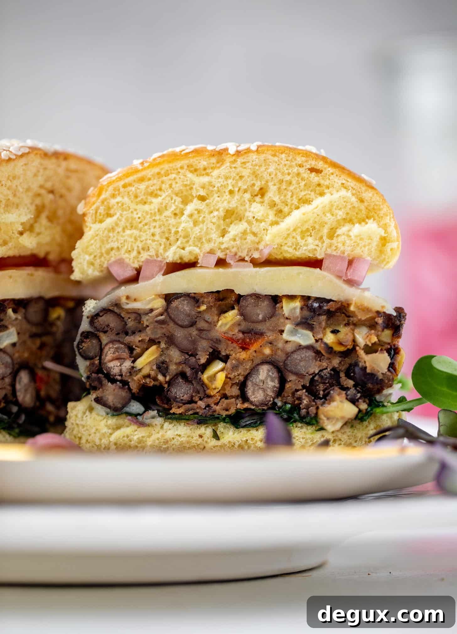 roasted corn black bean burgers