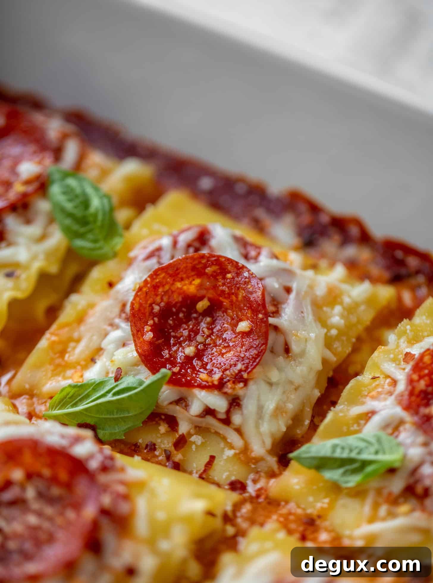 pepperoni pizza lasagna roll ups
