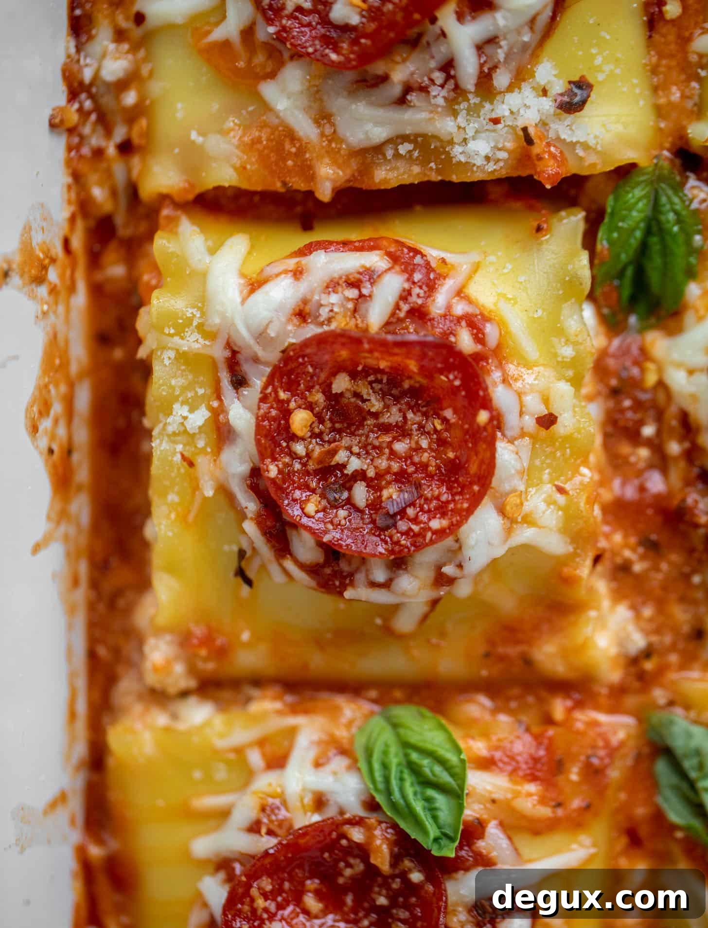 pepperoni pizza lasagna roll ups