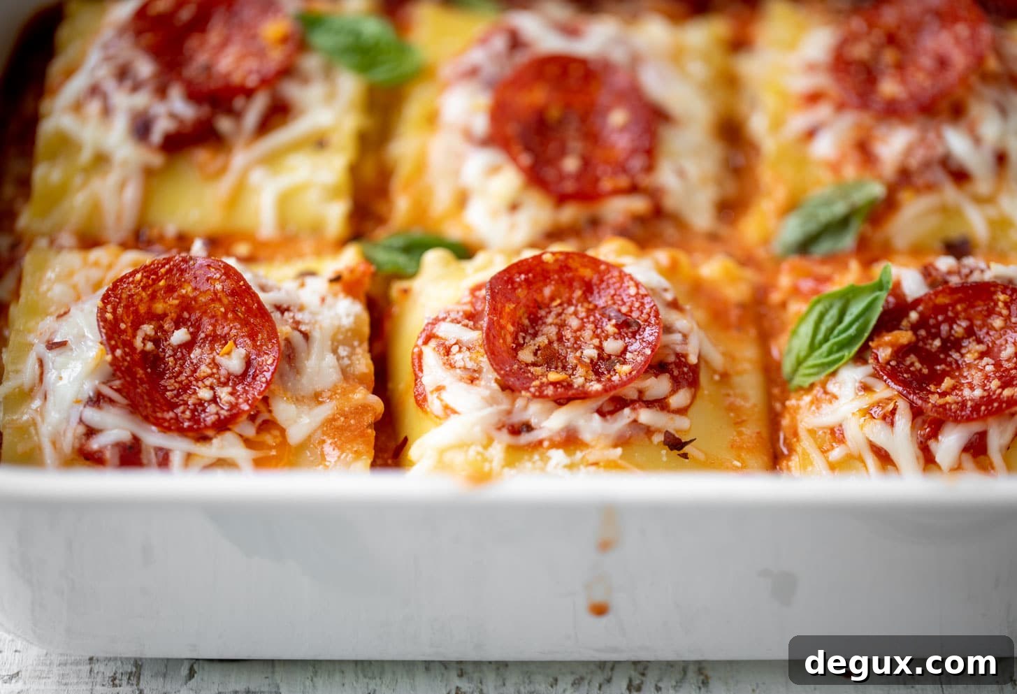 pepperoni pizza lasagna roll ups