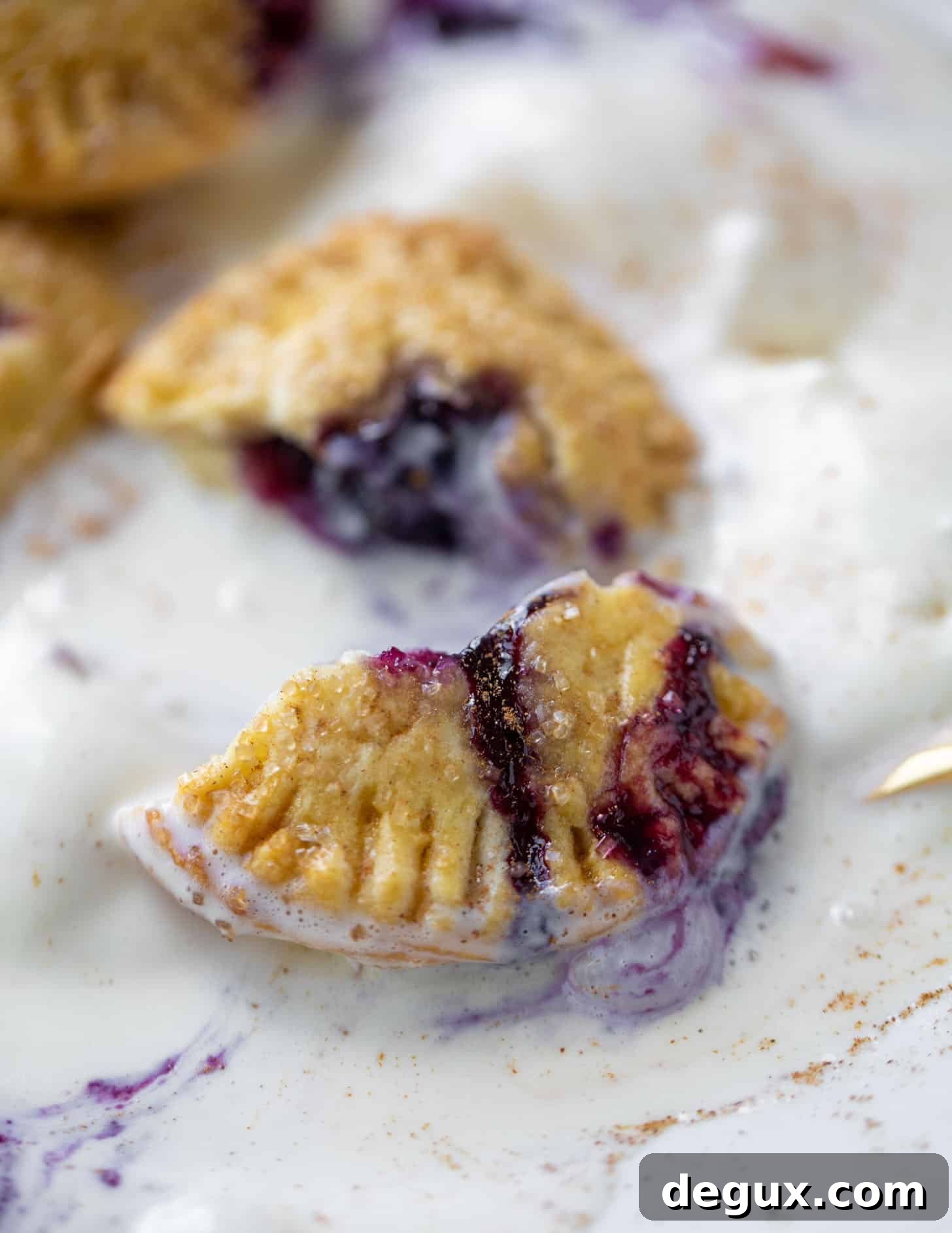 red white and blue berry hand pies