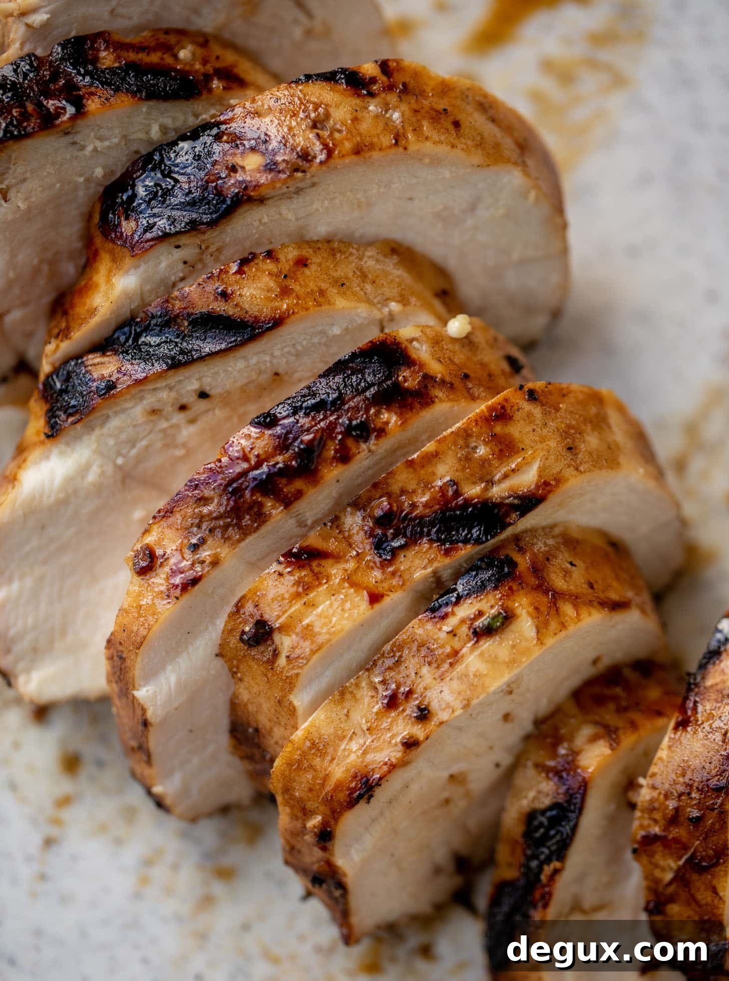 Grilled Chicken and Blueberry Salad with Herb-Sugared Marcona Almonds 3 perfect grilled chicken