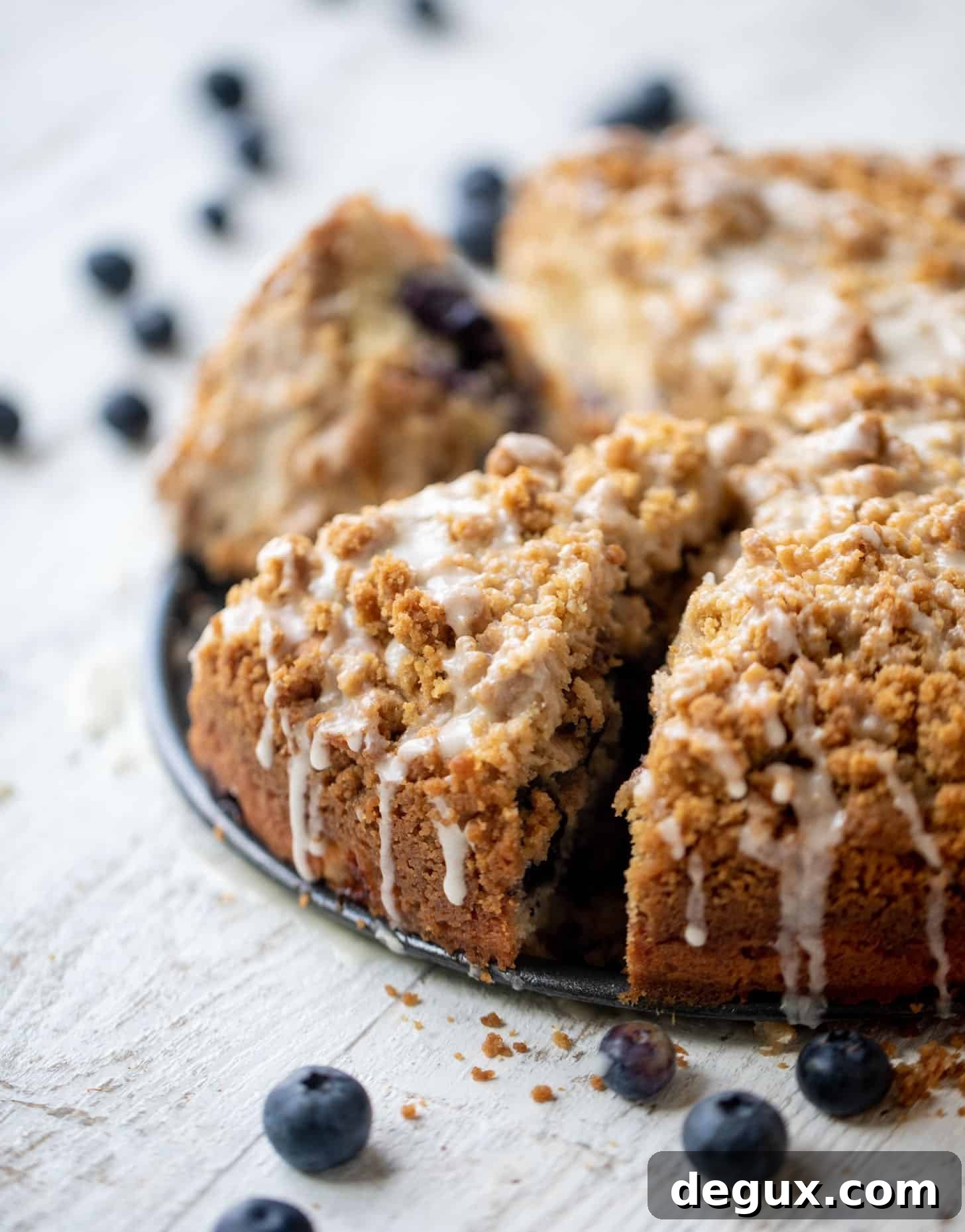 Blueberry Peach Coffee Cake Recipe for Summer Brunch 8 blueberry peach coffee cake