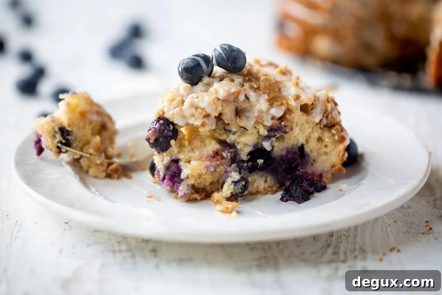 Blueberry Peach Coffee Cake Recipe for Summer Brunch 10 blueberry peach coffee cake
