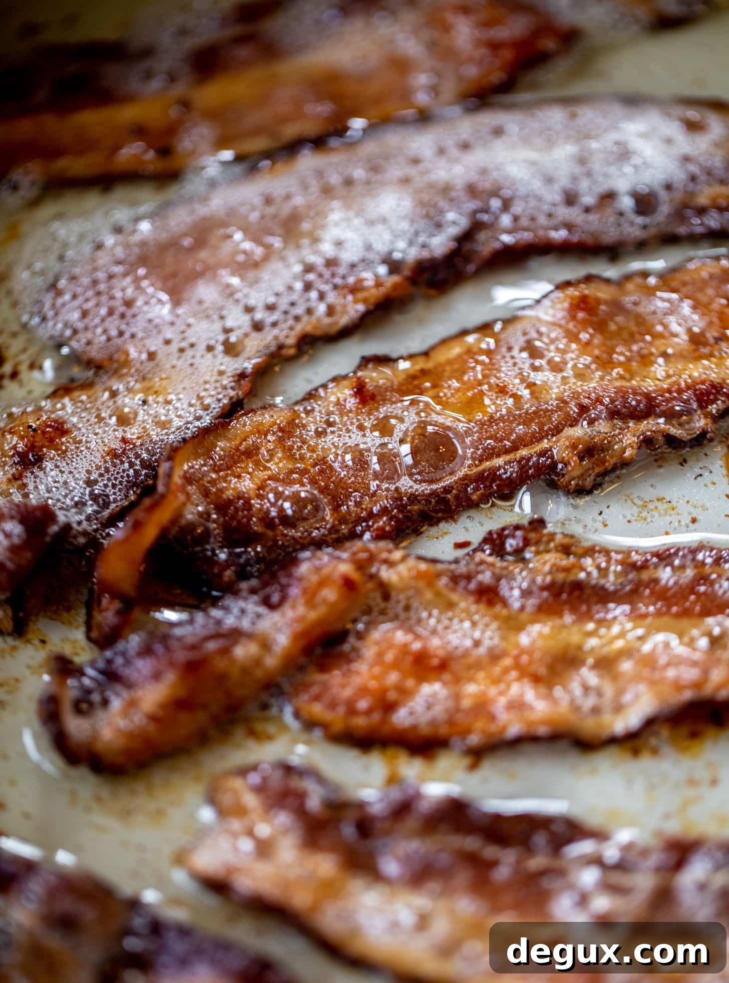 frying bacon