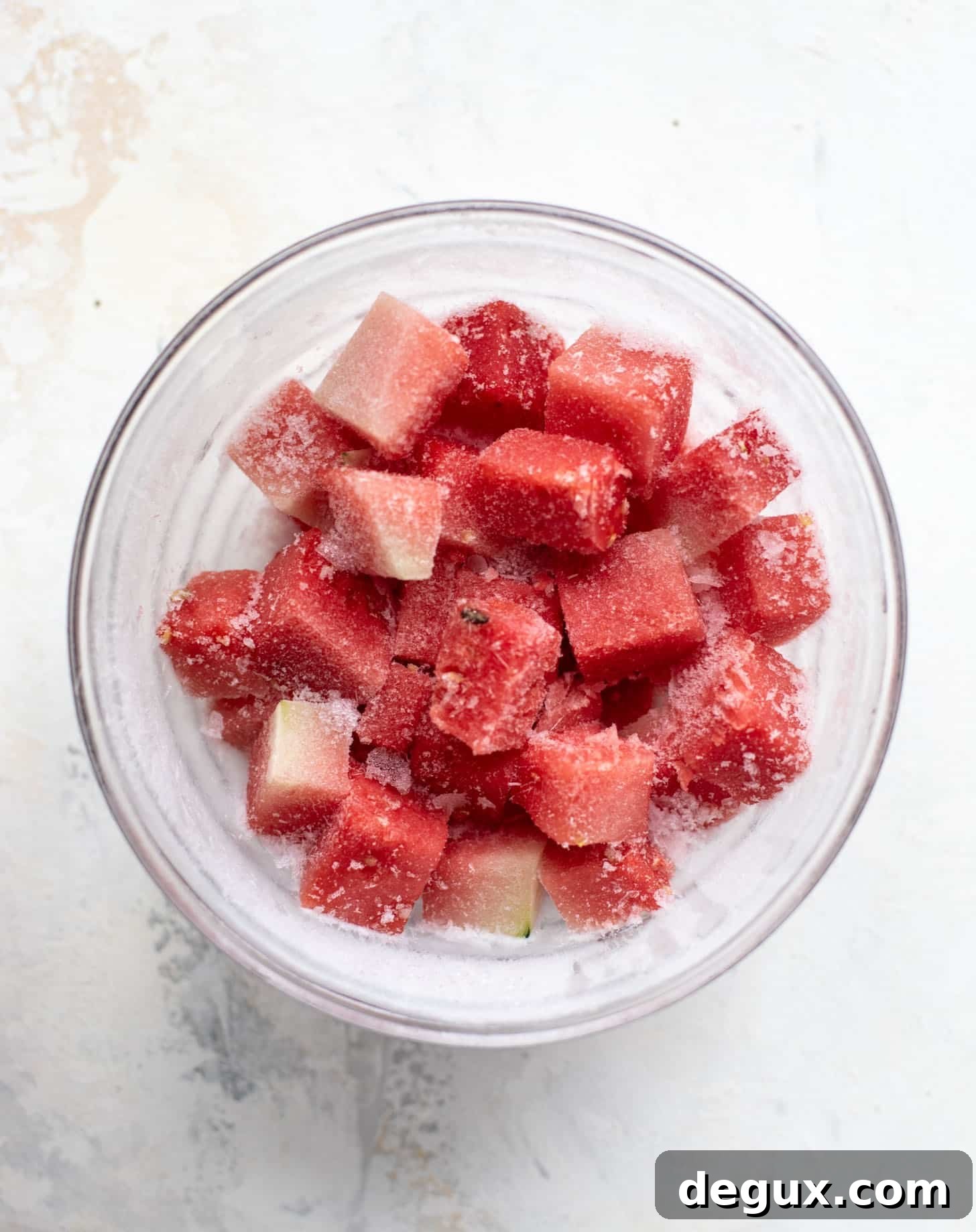 Frozen Watermelon Mojito Recipe: Refreshing Summer Cocktail 3 frozen watermelon cubes