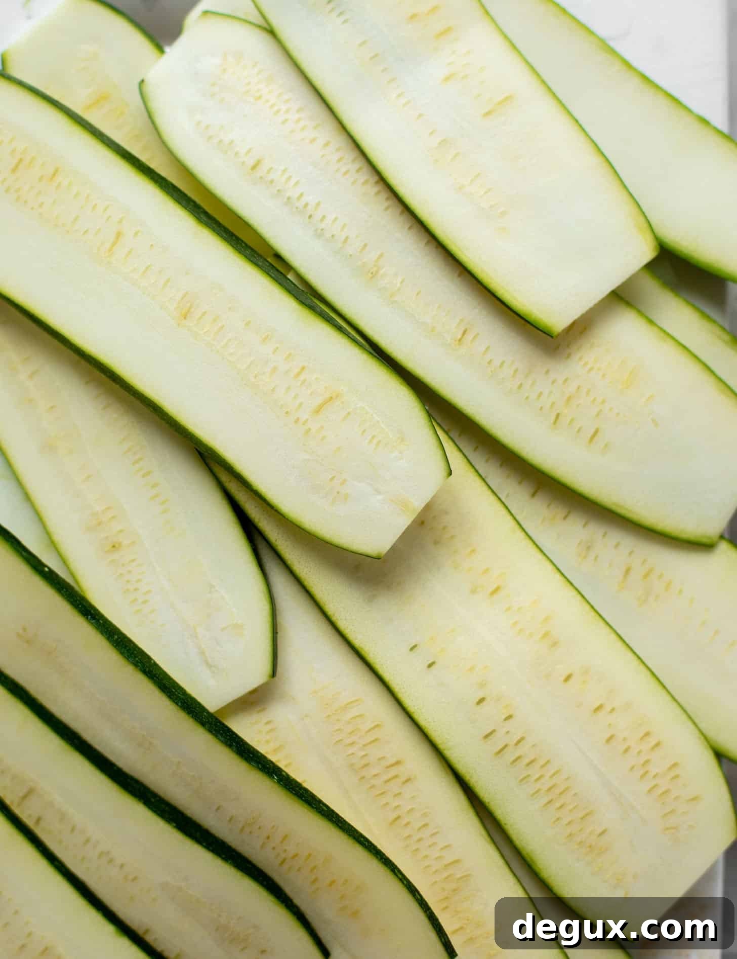 zucchini slices