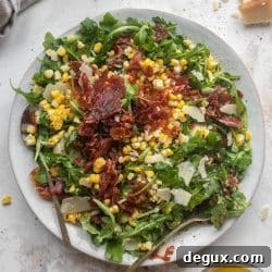 Crispy Prosciutto & Charred Corn Arugula Salad Recipe 9 img 74822 9