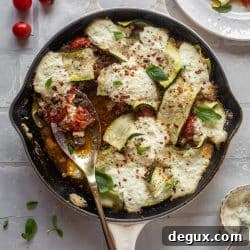 Skillet Cherry Tomato and Zucchini Lasagna 11 img 74823 10