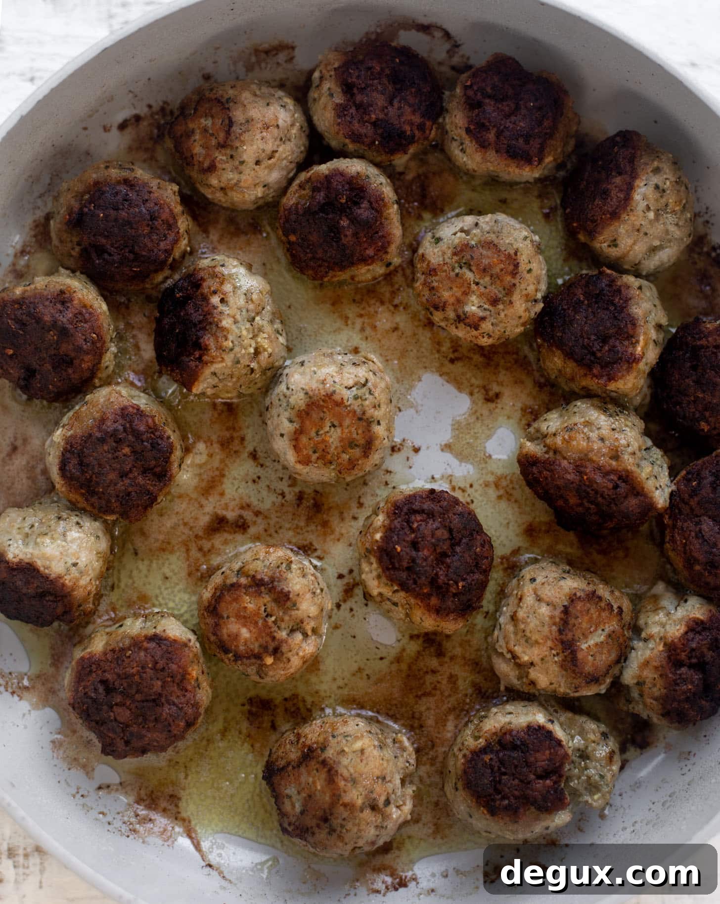 turkey pesto meatballs