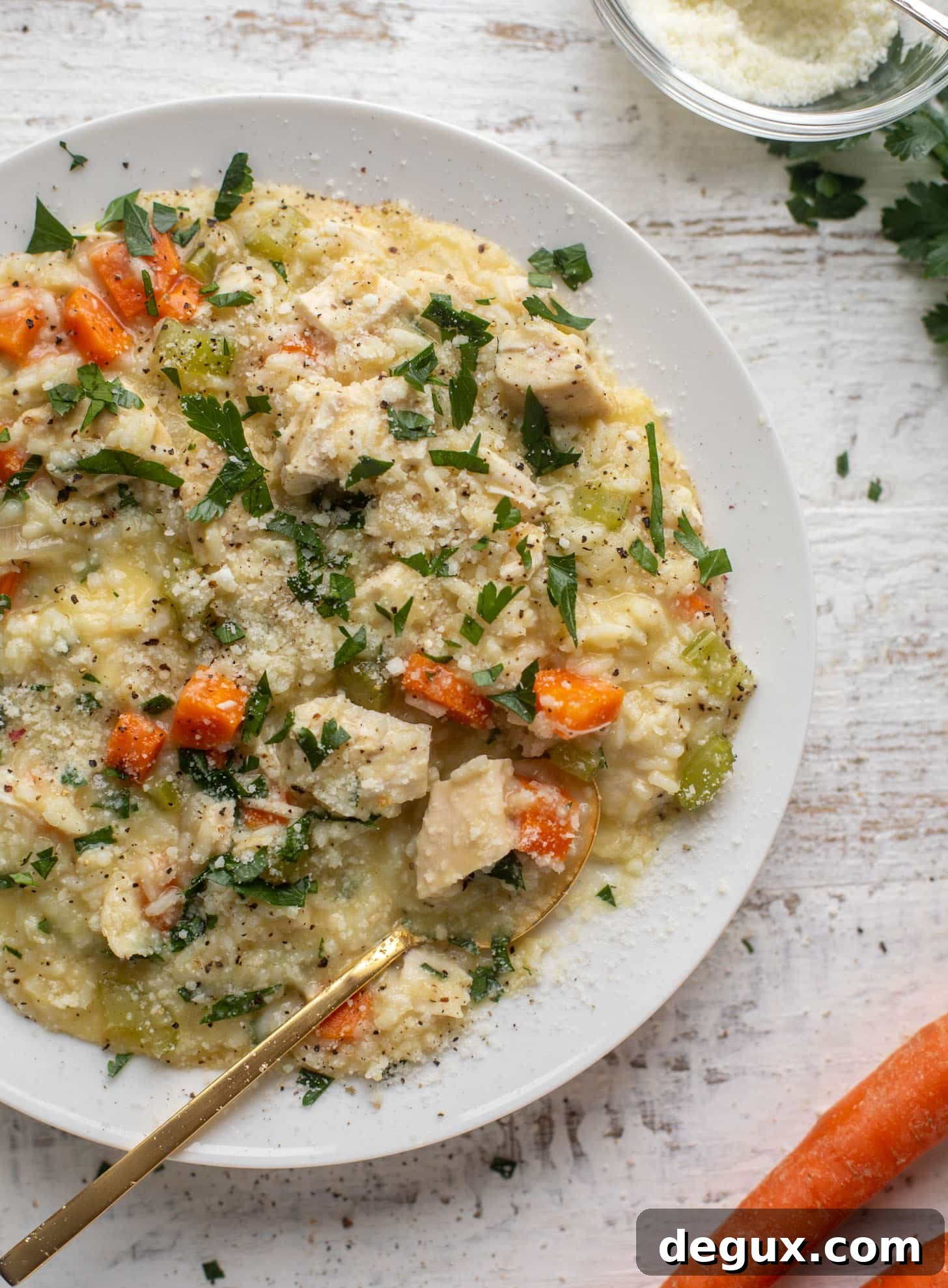 Chicken Noodle Soup Risotto Recipe: Creamy Comfort in 30 Minutes 7 chicken soup risotto
