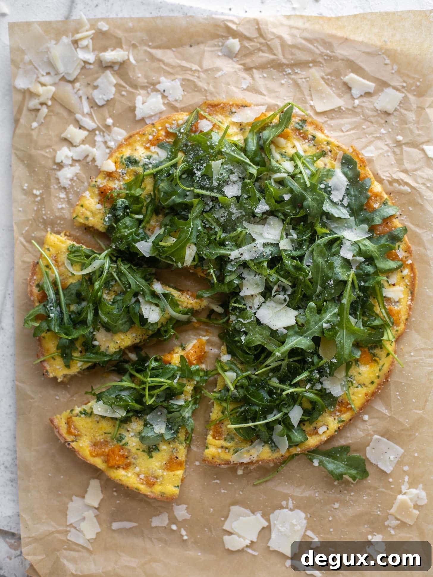 butternut squash parmesan frittata
