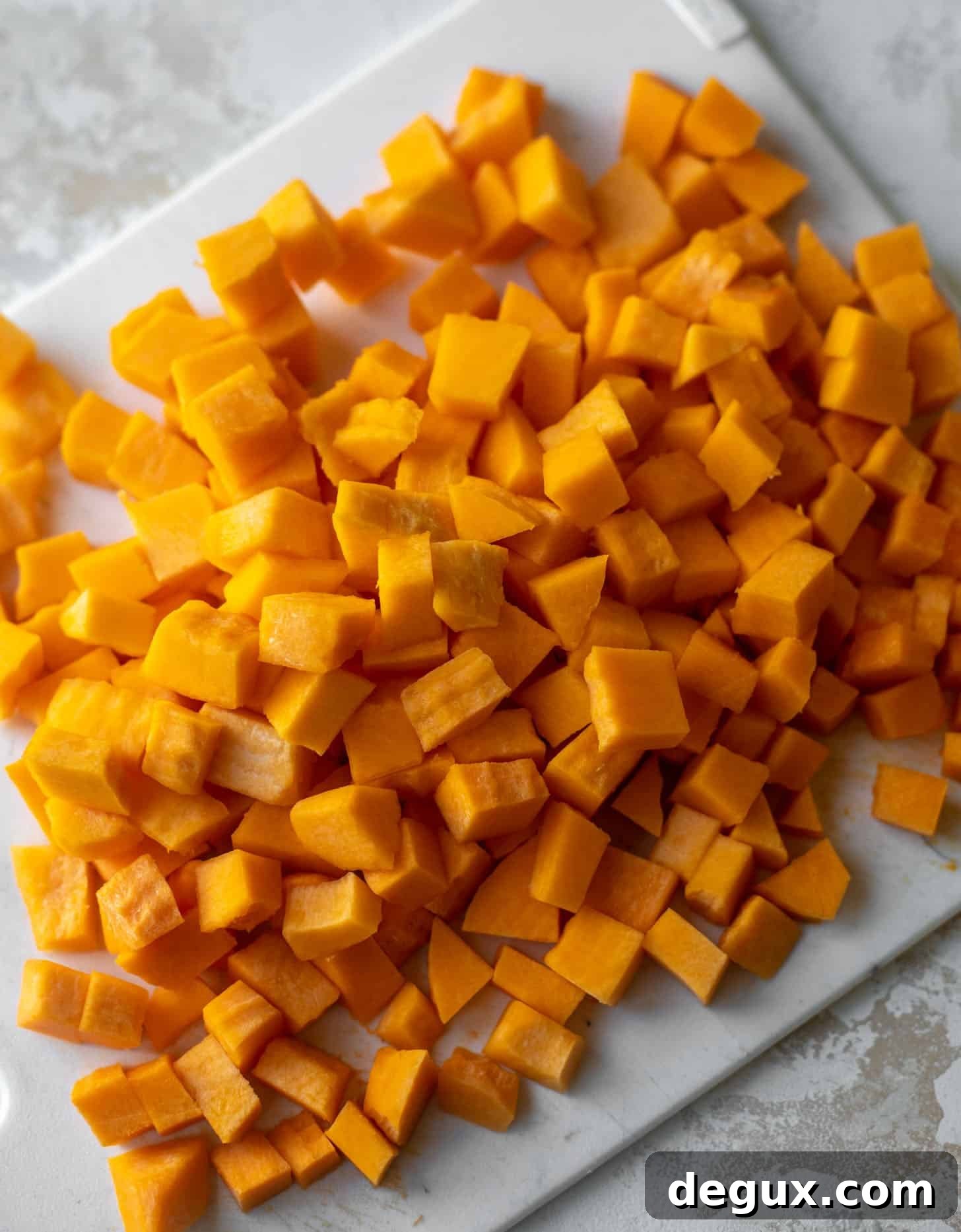 chopped butternut squash