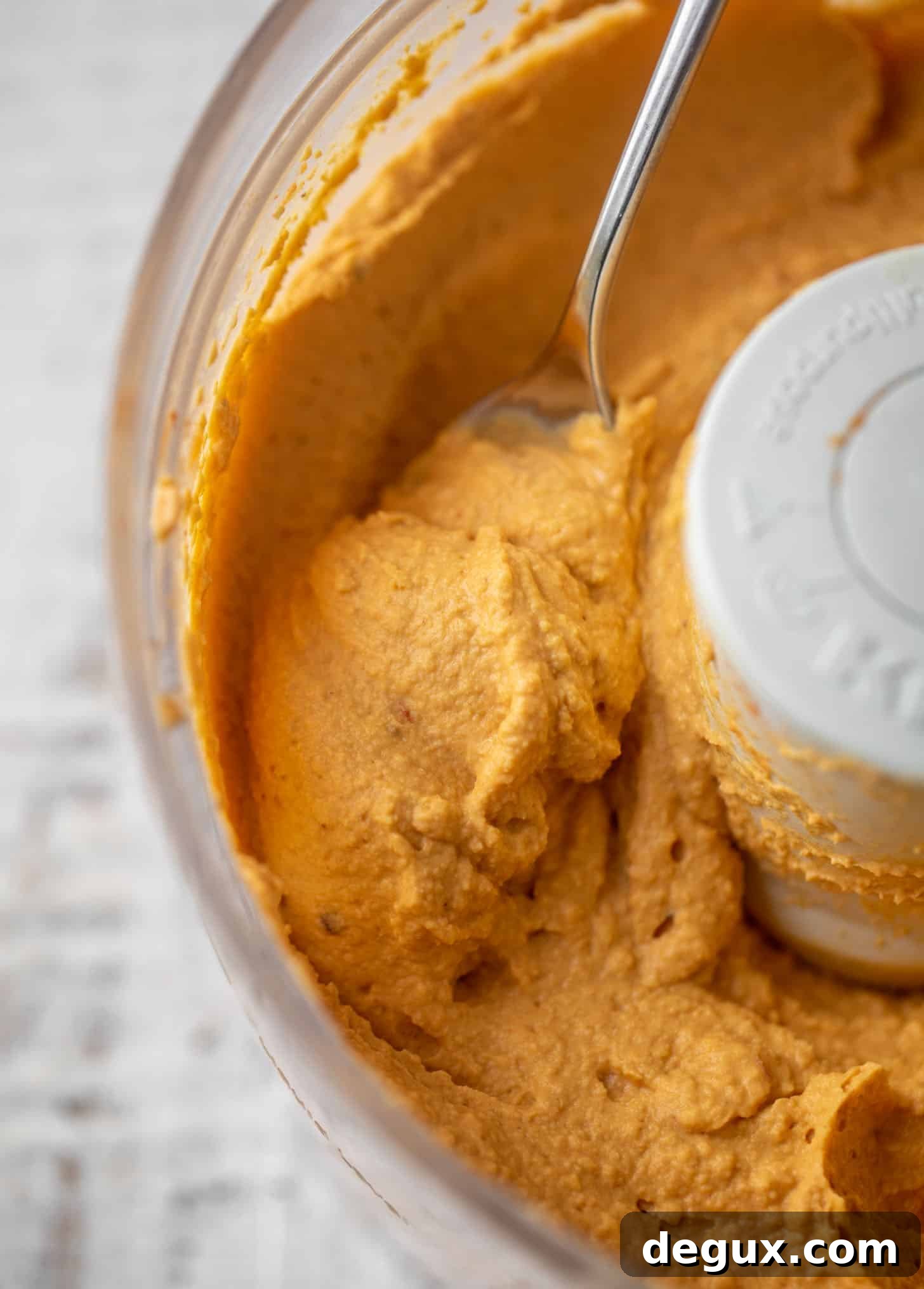 maple chipotle pumpkin hummus