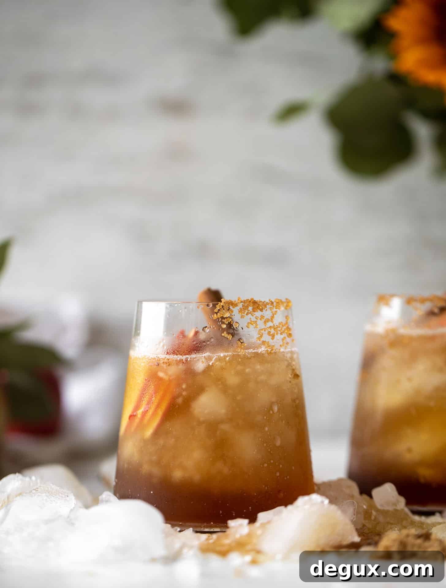 brown sugar bourbon smash