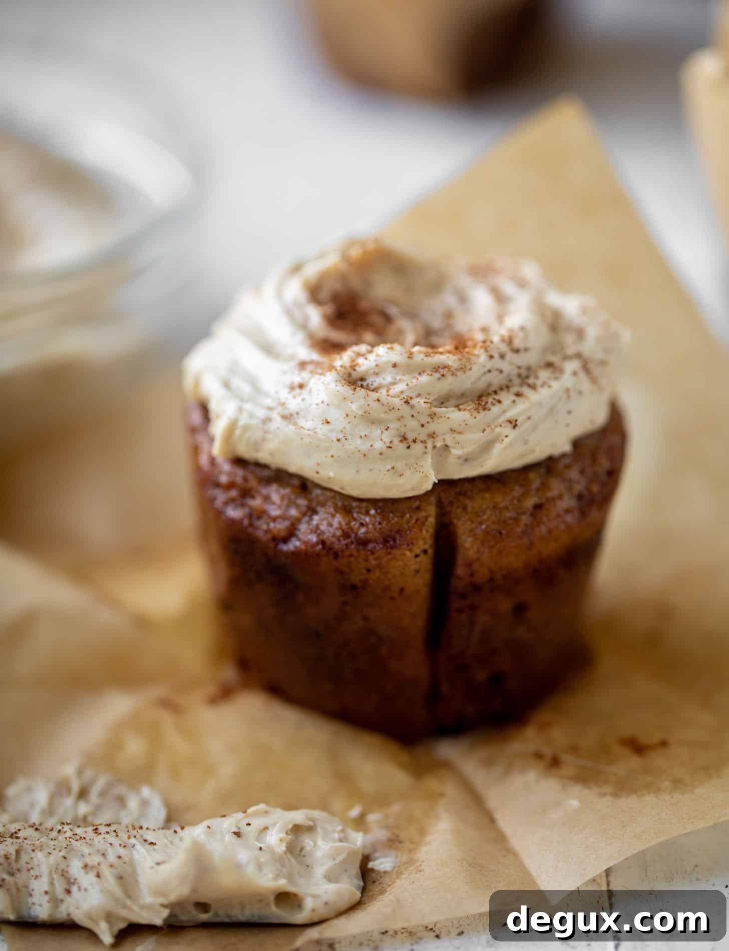Pumpkin Cupcakes with Espresso Cream Cheese Frosting 8 pumpkin dream cupcakes with espresso frosting