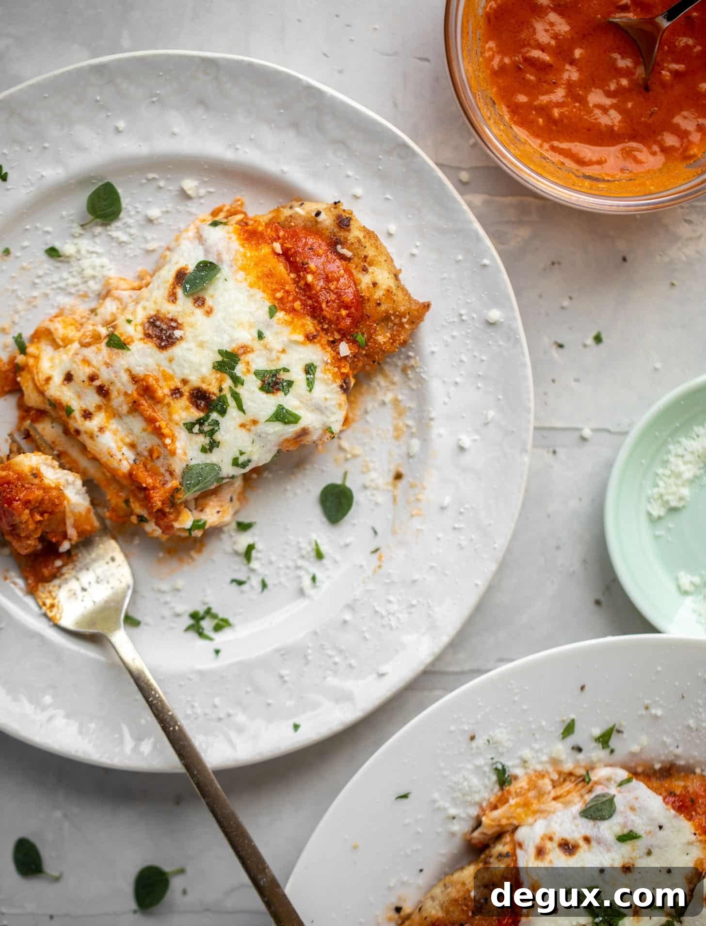 vodka sauce chicken parmesan