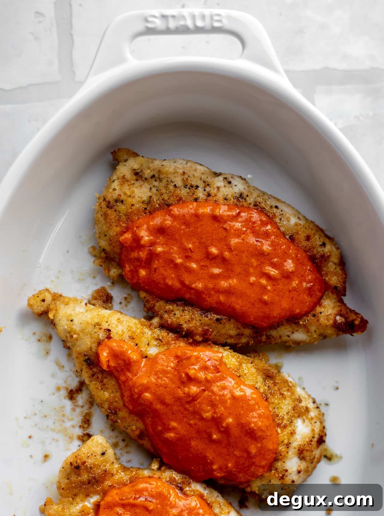 crispy chicken with vodka sauce