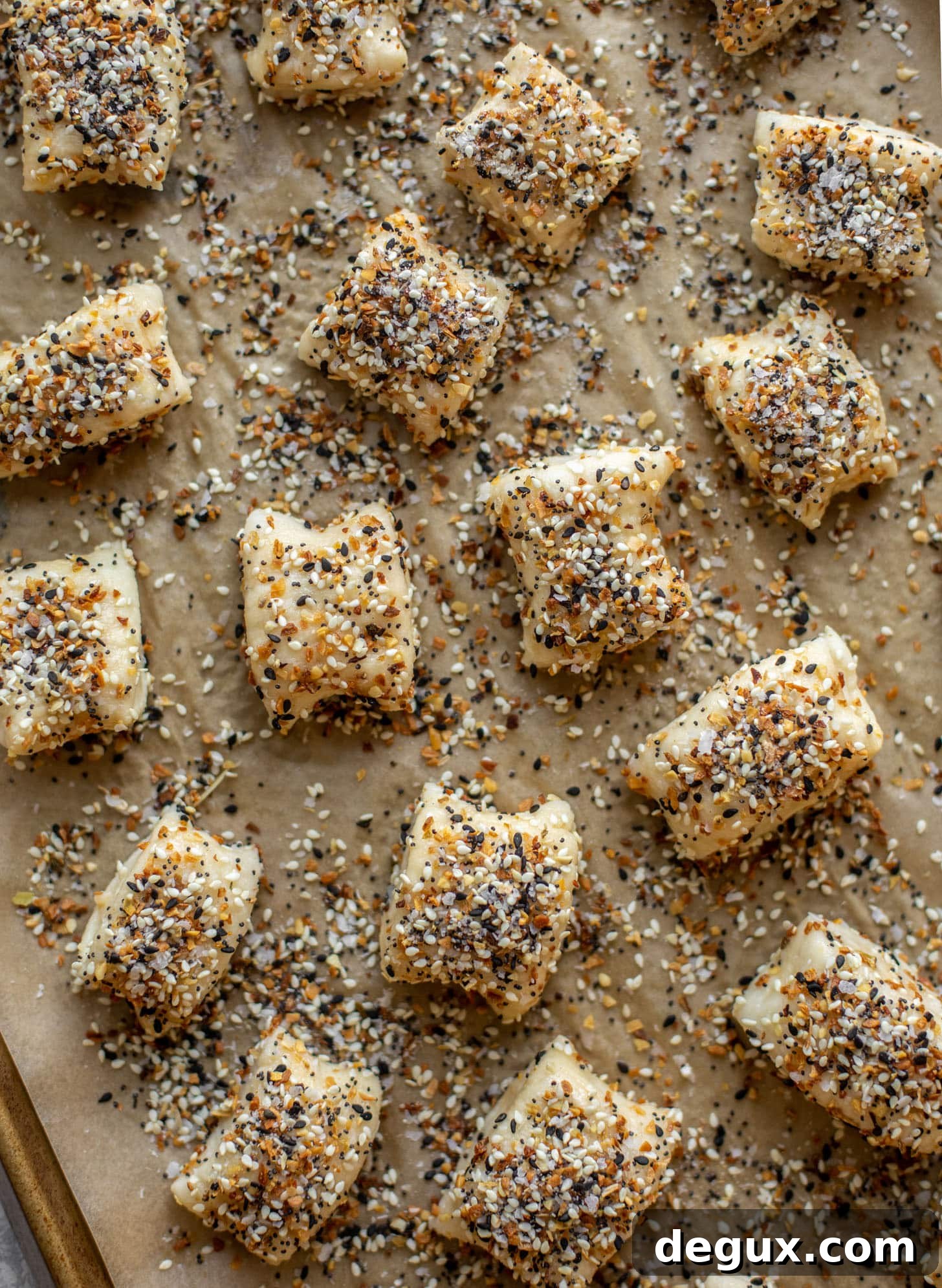 everything soft pretzel bites dough
