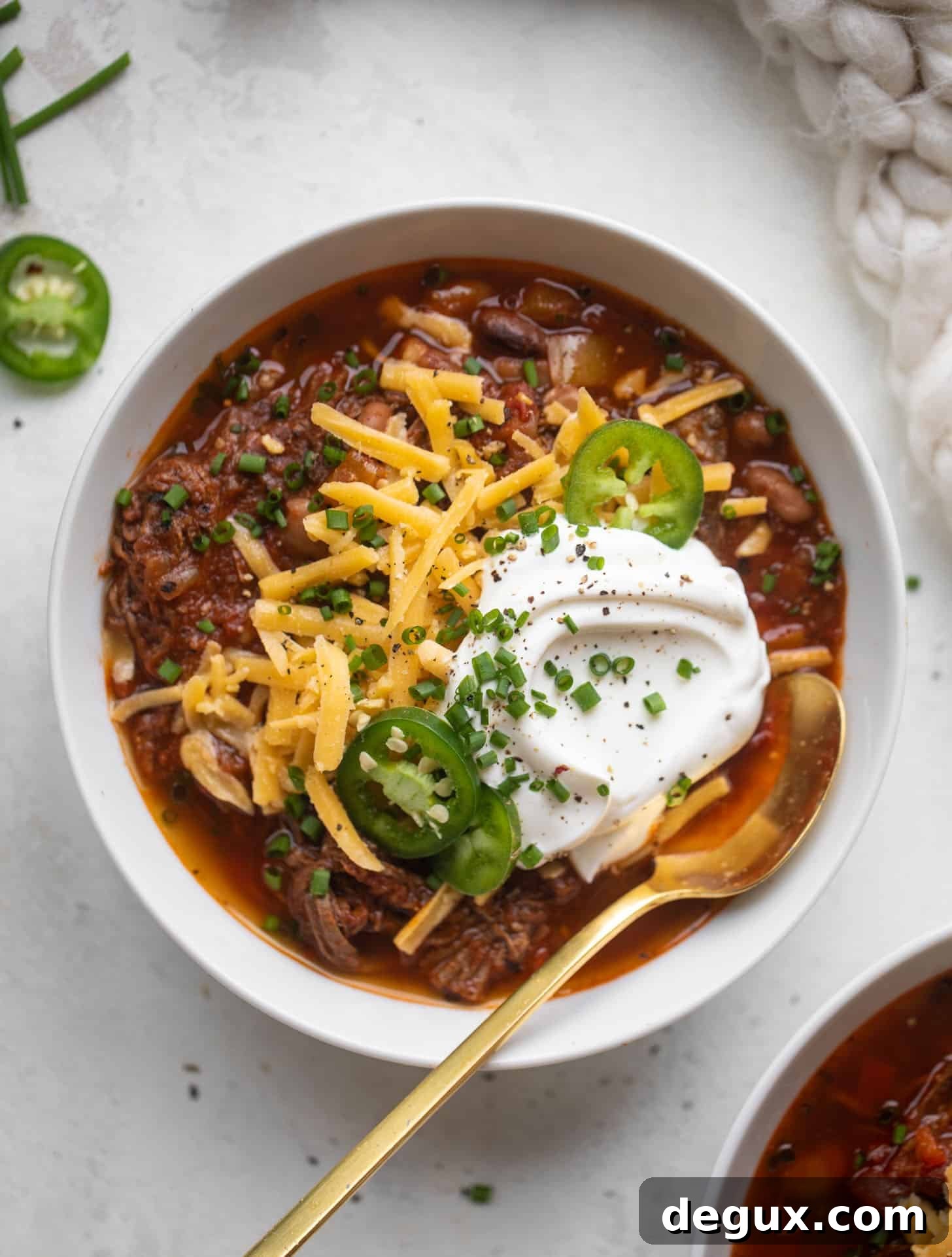 slow cooker fire roasted brisket chili
