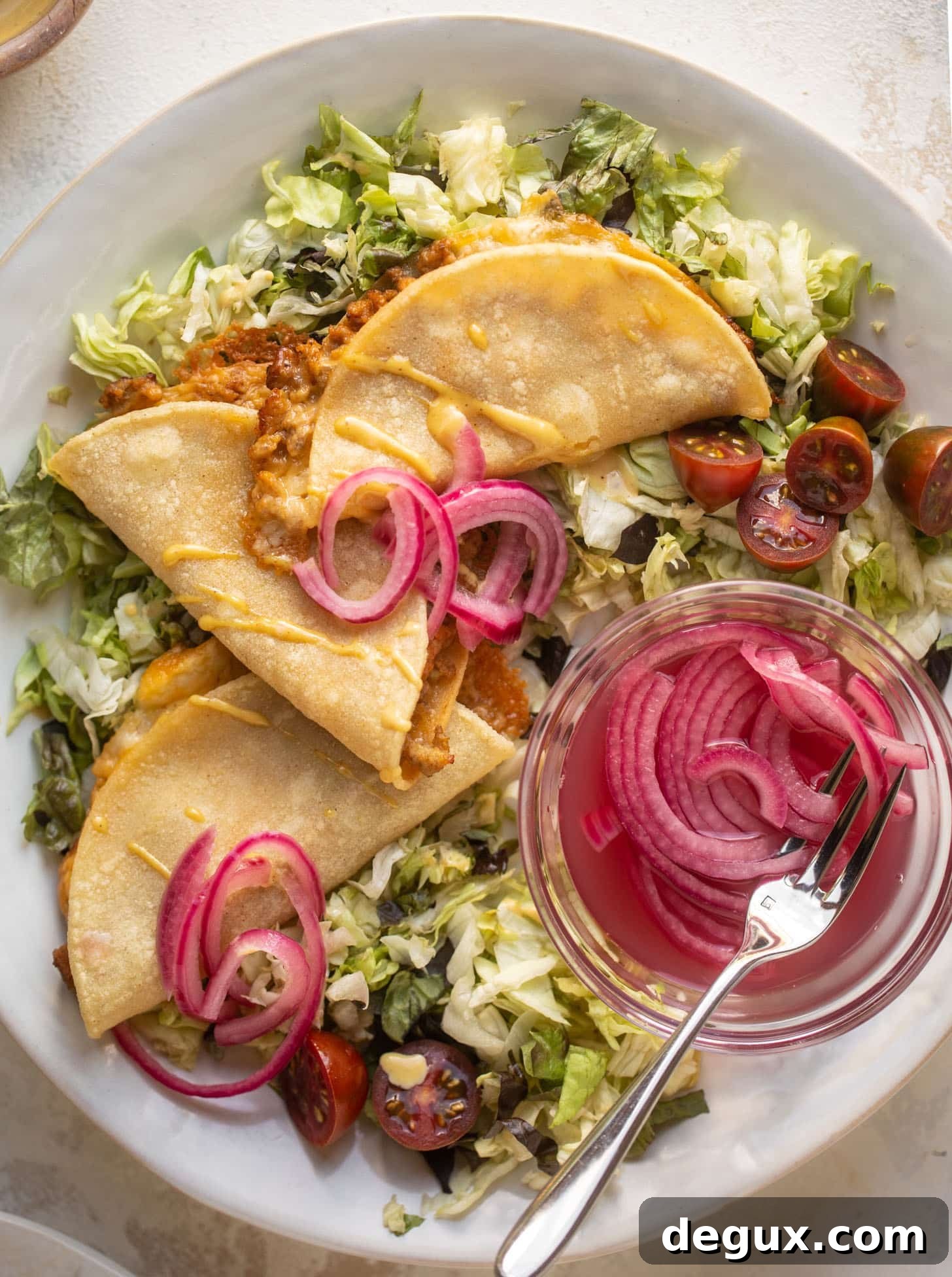 Crispy Baked Cheeseburger Tacos with How Sweet Eats Sauce 11 crispy baked cheeseburger tacos