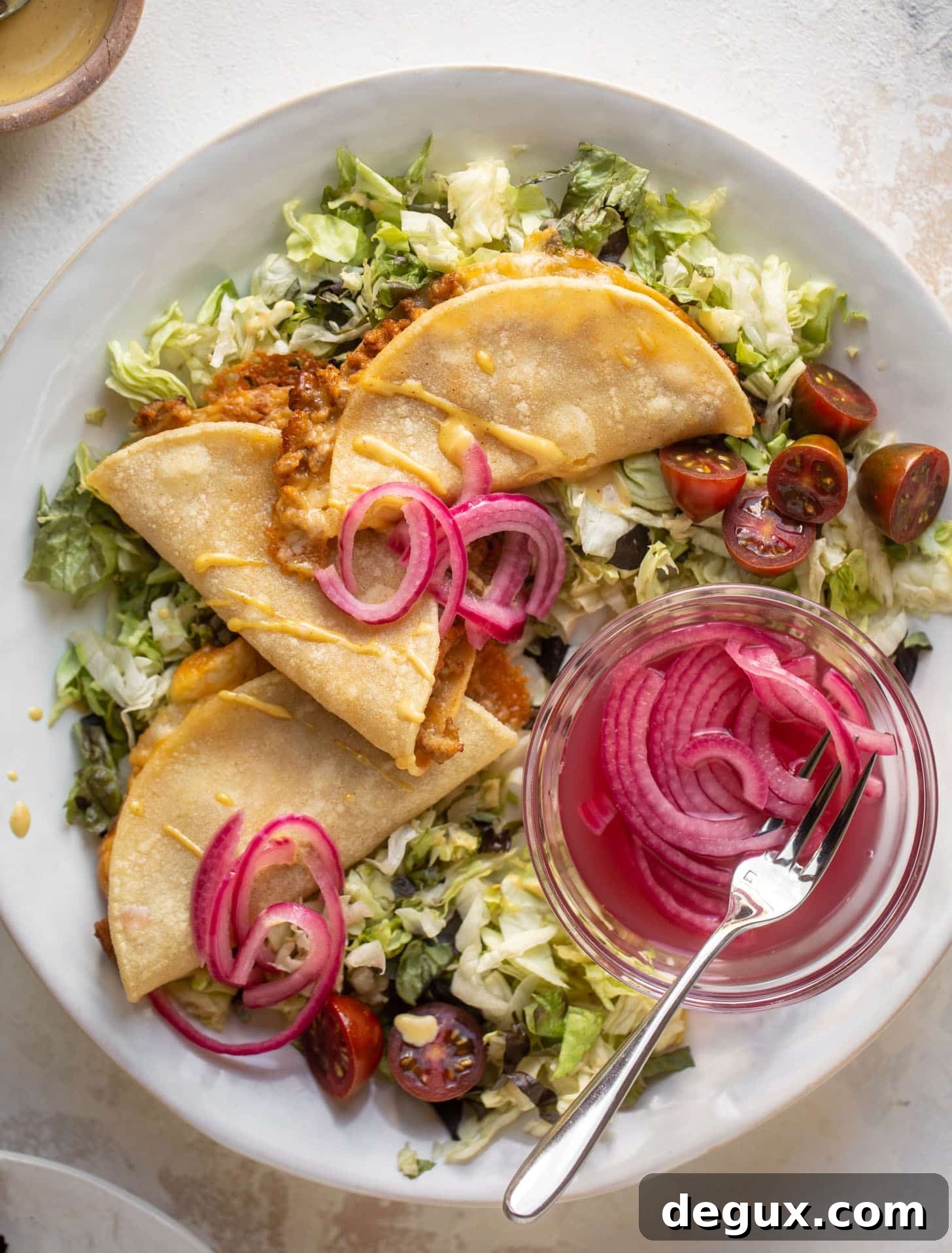 Crispy Baked Cheeseburger Tacos with How Sweet Eats Sauce 9 crispy baked cheeseburger tacos